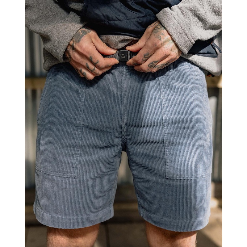 Topanga Cord Short - Stone Blue