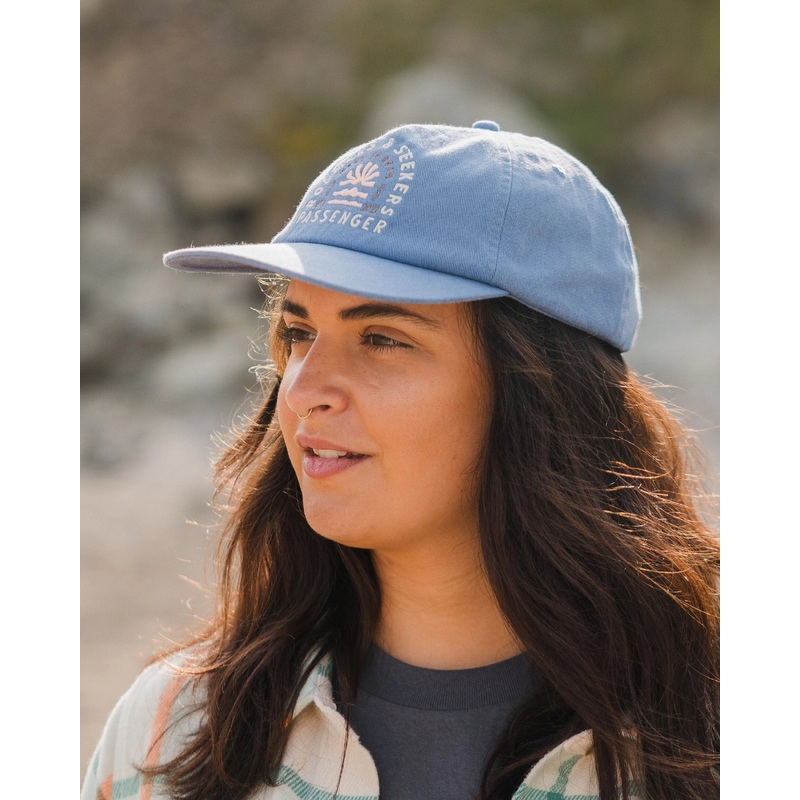 Seekers Recycled Cotton Low Profile Cap - Moonlight Blue