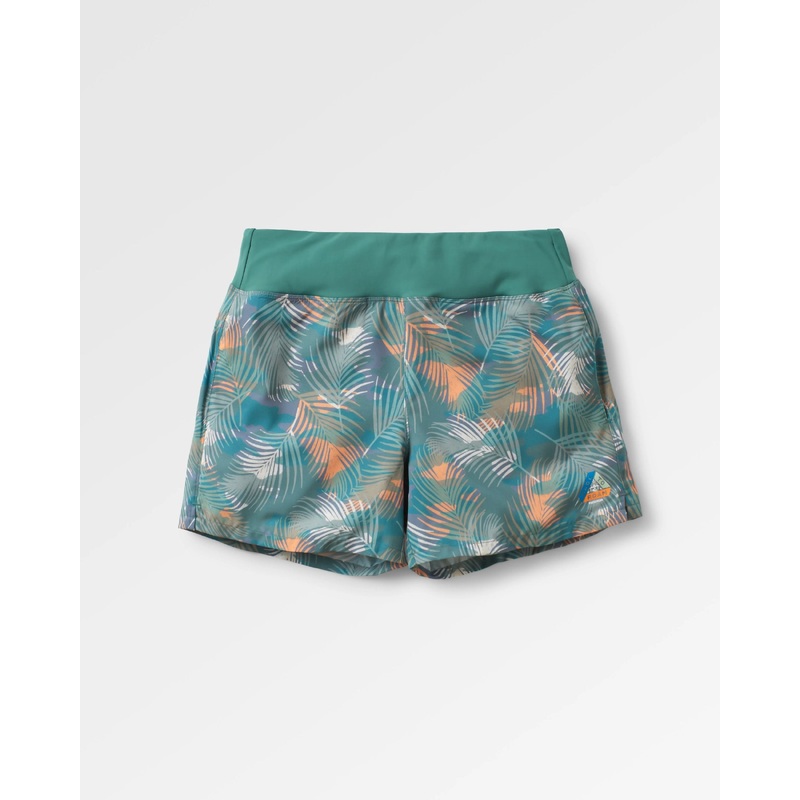 Roundtrip Recycled All Purpose Trail Short - Palm Camo Deep Sea