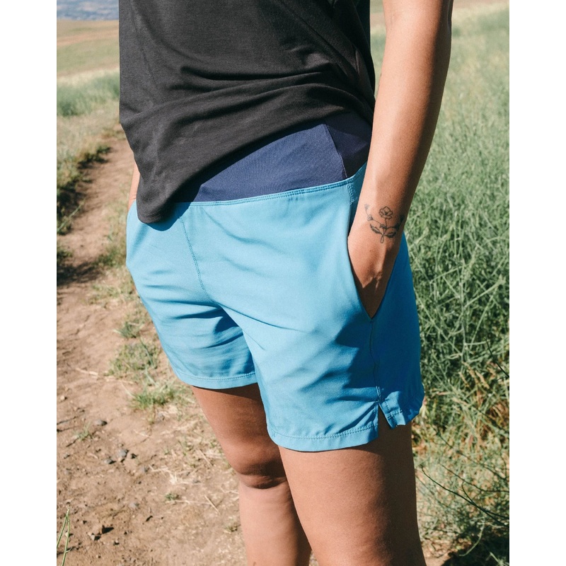 Roundtrip Recycled Trail Short - Bluejay