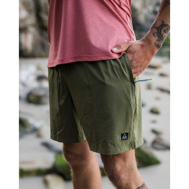 Sandune Recycled Trail Short - Khaki