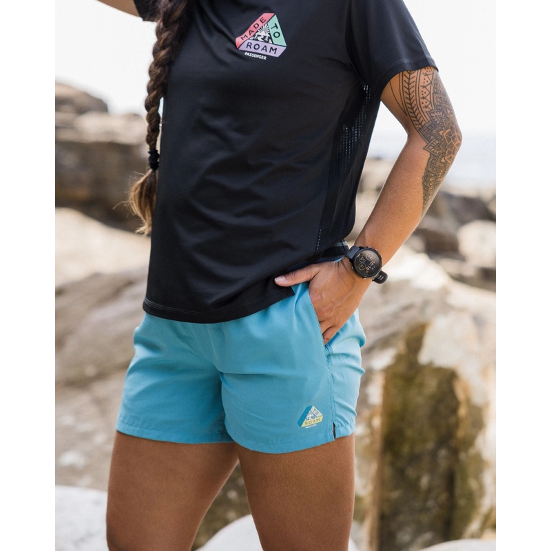 Roundtrip Recycled All Purpose Trail Short - Blue Pool