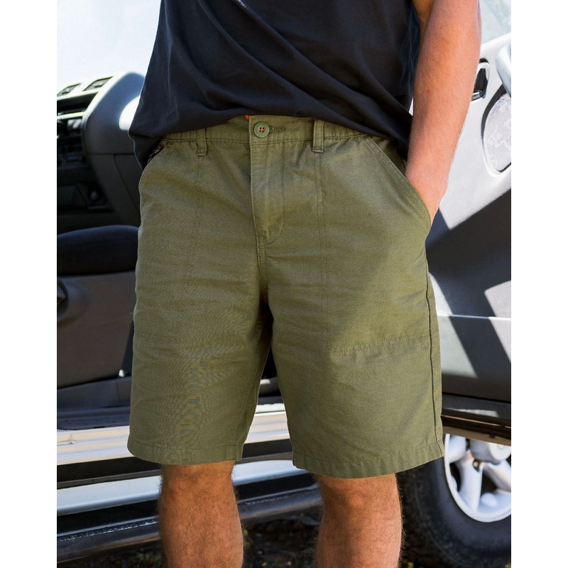 Rif-Raf Organic Cotton Ripstop Short - Khaki