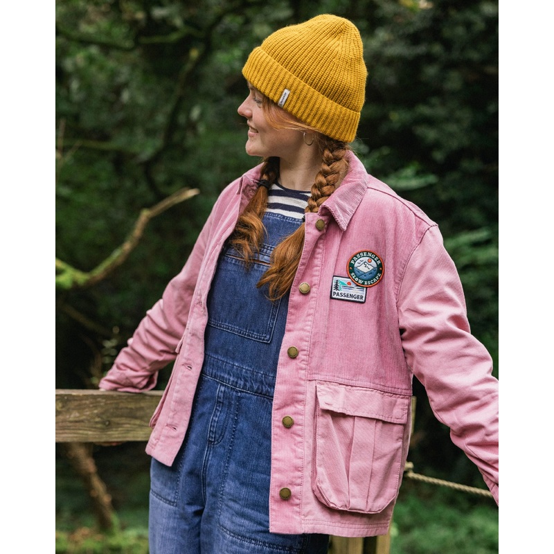 Nomad Corduroy Overshirt - Pink Haze