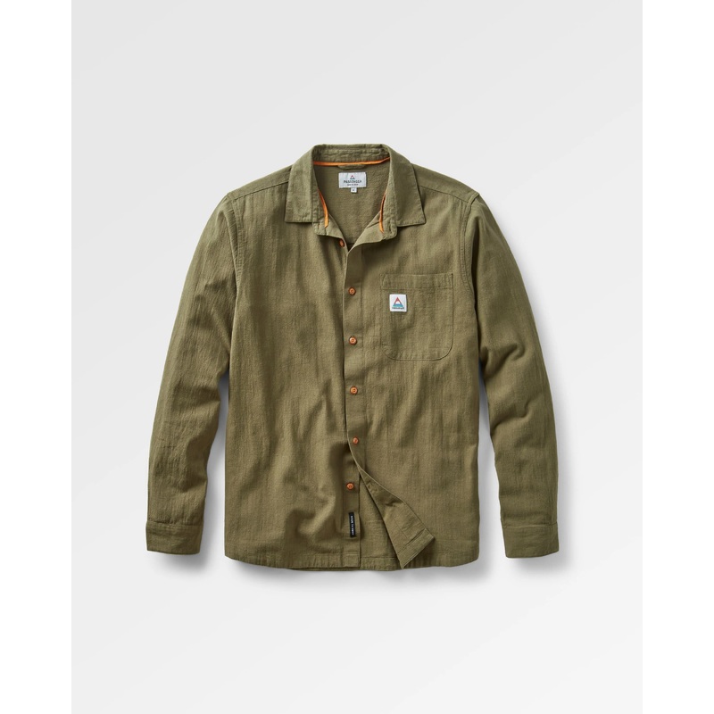 Arica Textured Shirt - Khaki