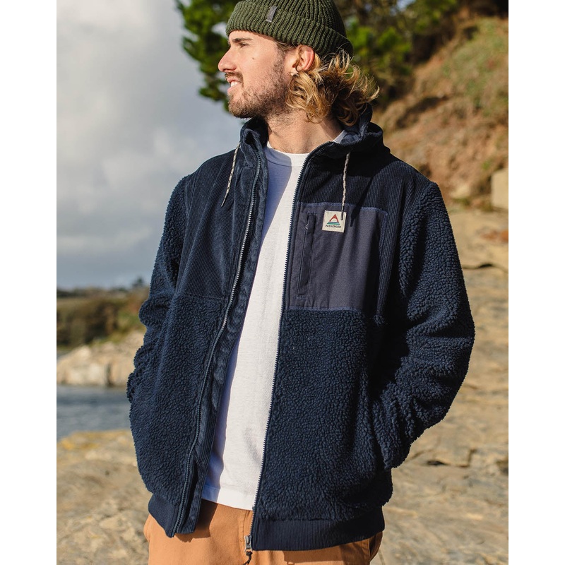 Adventure Recycled Sherpa Fleece - Deep Navy