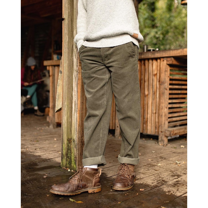 Adventurer Cord Trouser - Dusty Olive