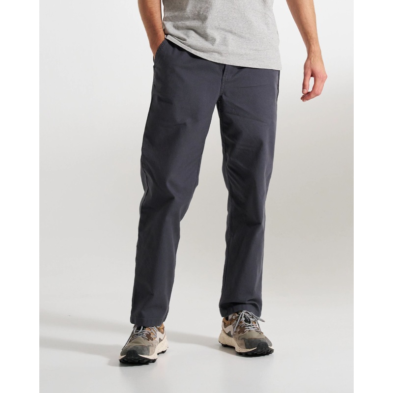 Adventurer Organic Canvas Trouser - Charcoal