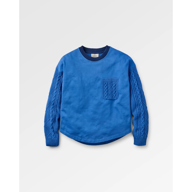 Aerial LS Knit Top - Electric Blue