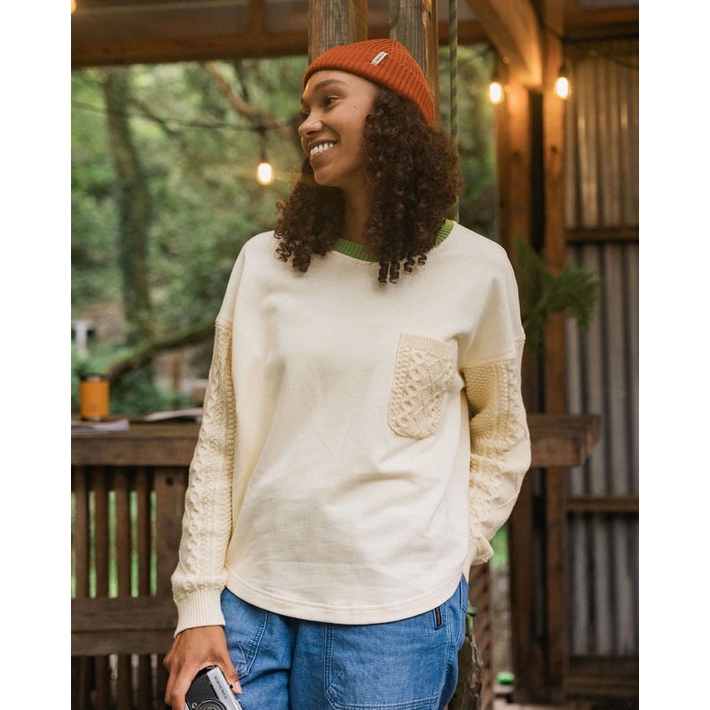 Aerial LS Knit Top - Oatmeal
