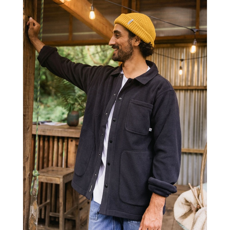 Adapt Recycled Polartec Overshirt  - Black