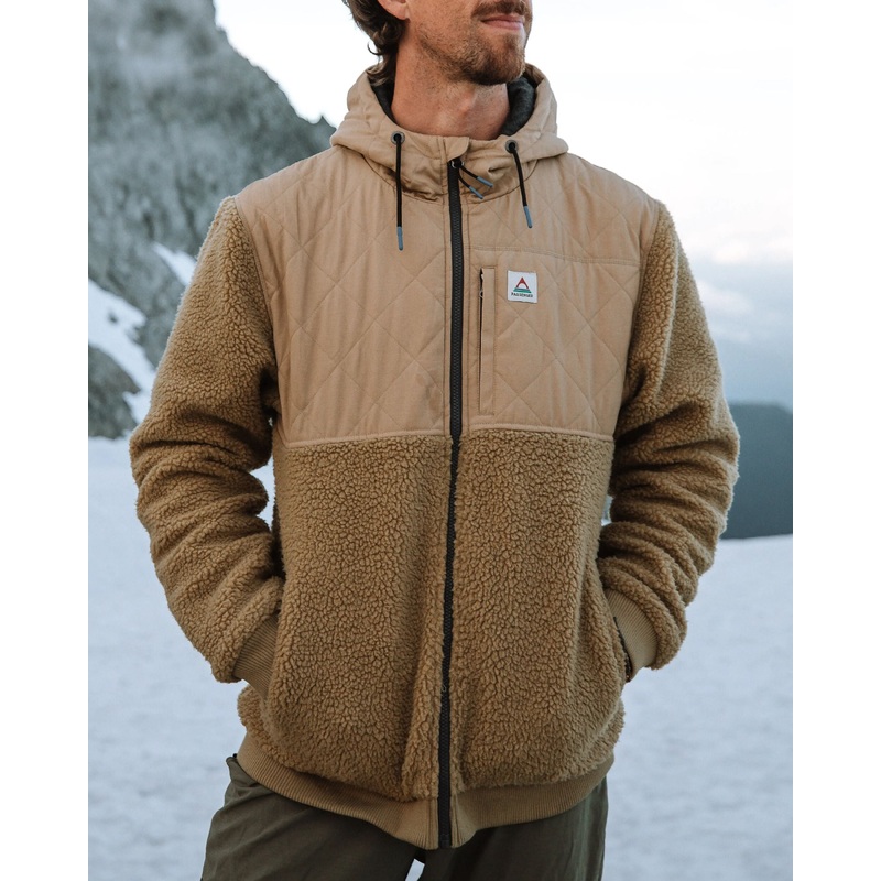 Adventure Recycled Deep-Pile Sherpa Fleece - Biscuit