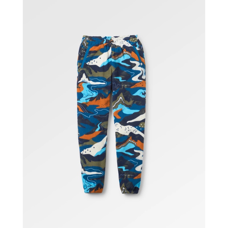 Ace Recycled Polar Fleece Joggers - Adventure Tidal Blue