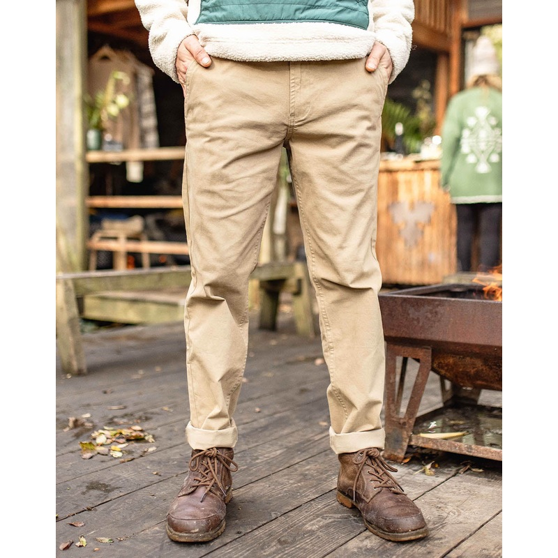 365 Organic Cotton Trouser - Chinchilla Brown