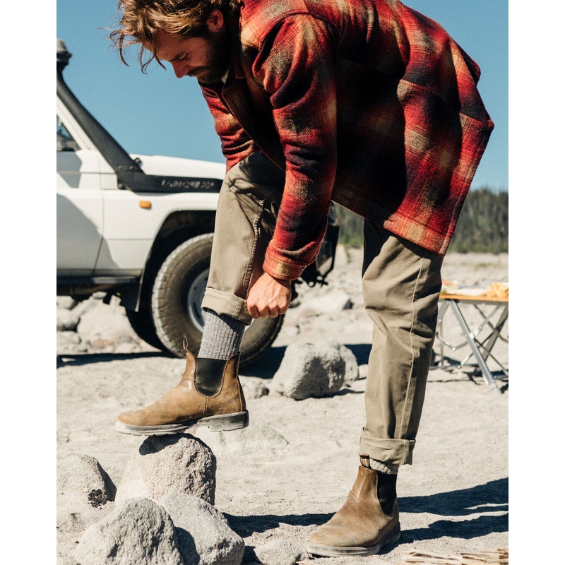 365 Organic Cotton Trouser - Dusty Olive