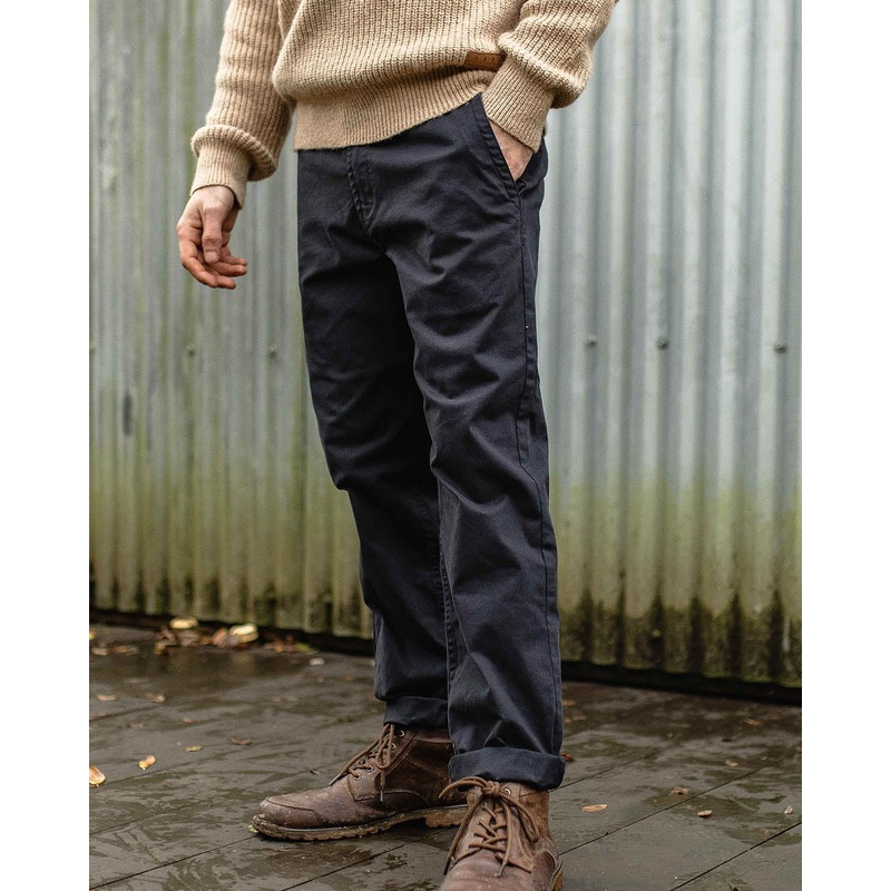 365 Organic Cotton Trouser - Faded Black