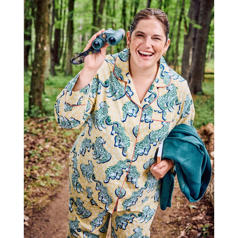 Tiger Queen - Tall Long PJ Set - Citrine