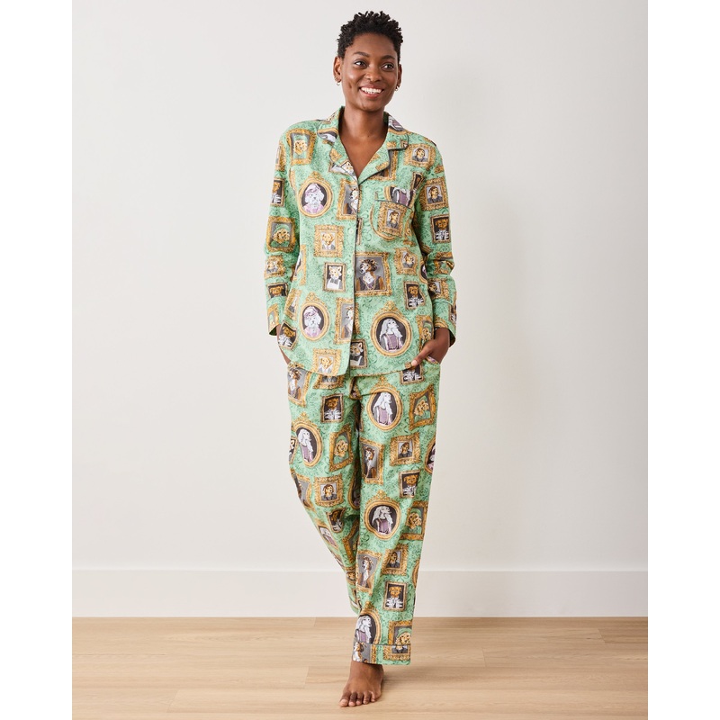 PF + Downton Abbey: The Grande Finale | Dogton Abbey - Tall Long PJ Set - Green