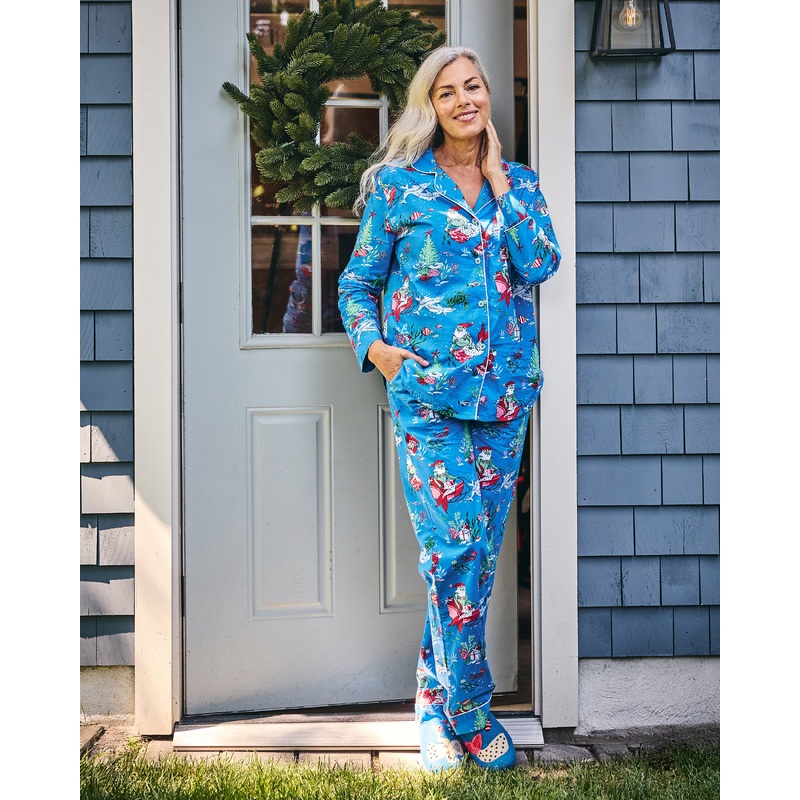Merry Mermen - Tall Long PJ Set - Dolphin Tail
