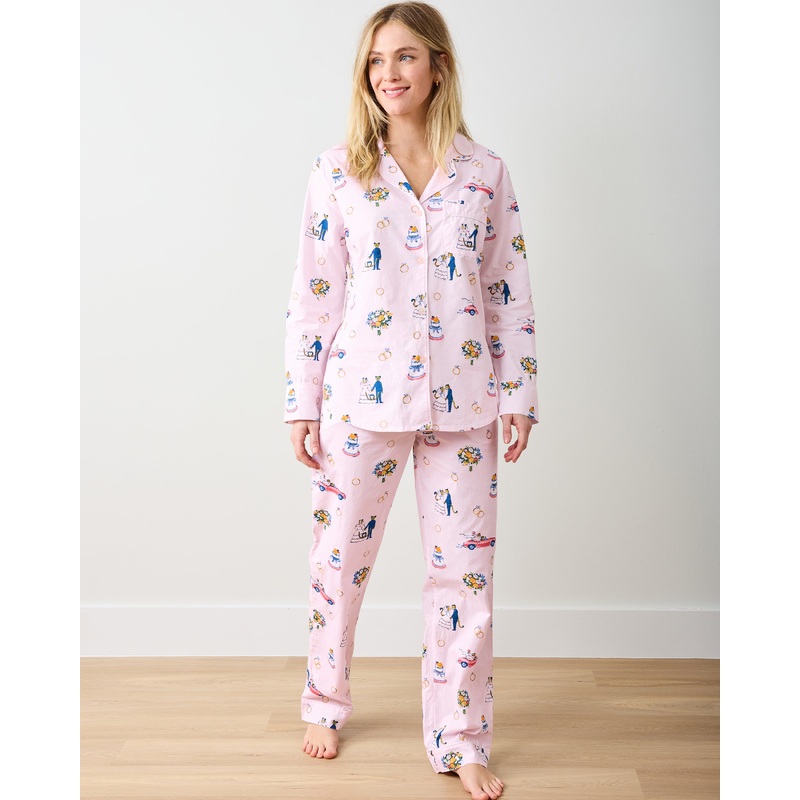 Happily Ever After - Tall Long PJ Set - Blush