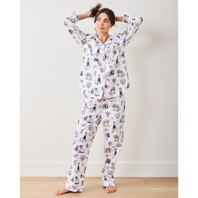 Fur Ever Yours - Tall Long PJ Set - Cloud