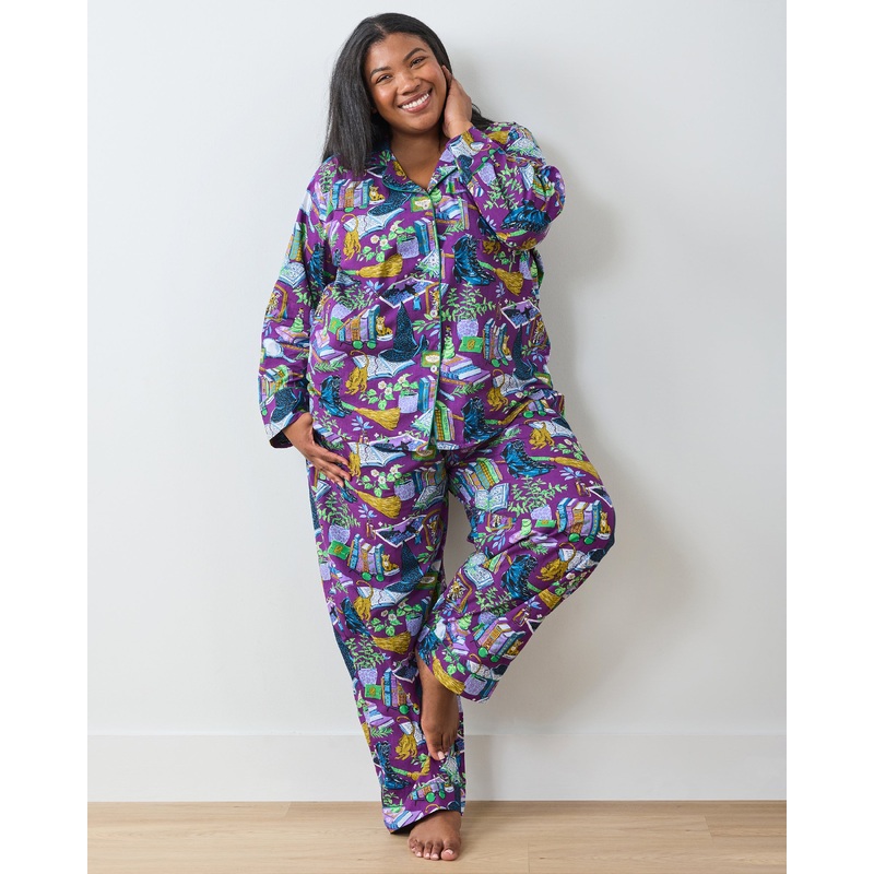 Elphaba's Alchemy  - Tall Long PJ Set - Brewed Blackberry